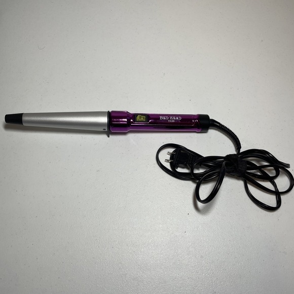BedHead Other - Bed Head Purple Ceramic BH341 Tapered Styling Iron | Clamp-Free 1.25" Preowned